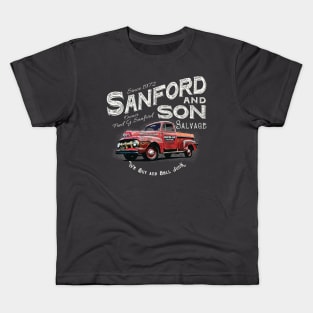 Sanford and Son We buy and Sell Junk Beat Up Red Truck Kids T-Shirt